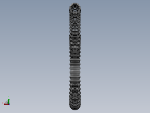 波纹软管可配置solidworks内径22-25mm后视缩略图