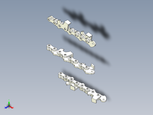 3D电锯链节快照5主视缩略图