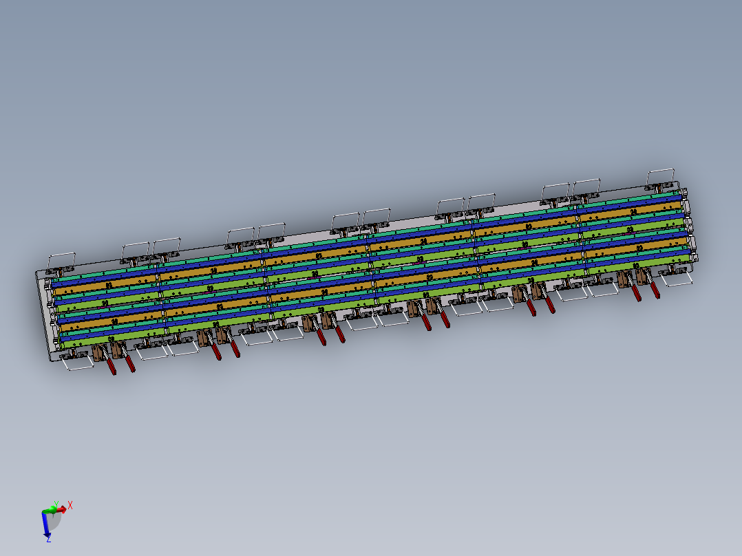 262B 盖前条PC夹具sw18可编辑+cad