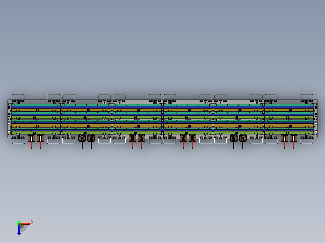 262B 盖前条PC夹具sw18可编辑+cad俯视图
