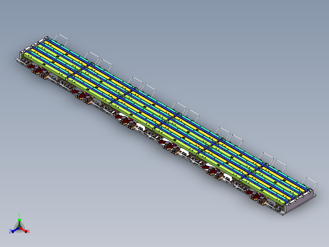 262B 盖前条PC夹具sw18可编辑+cad正等轴测图