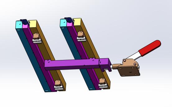 262B 盖前条PC夹具sw18可编辑+cad