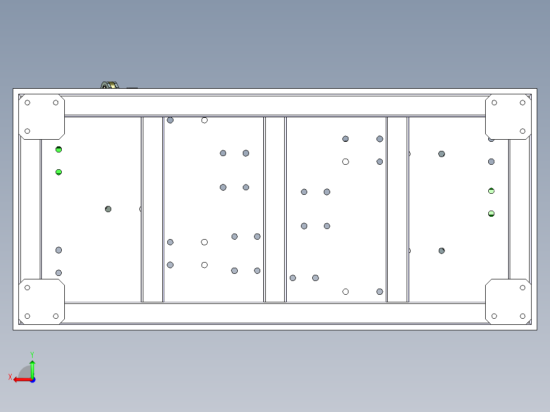 MBT焊接夹具后视图
