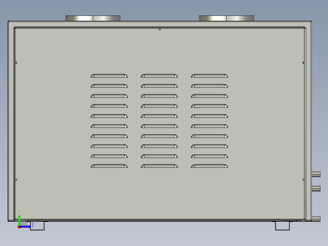 大型工业加湿器3D图3D模型左视图