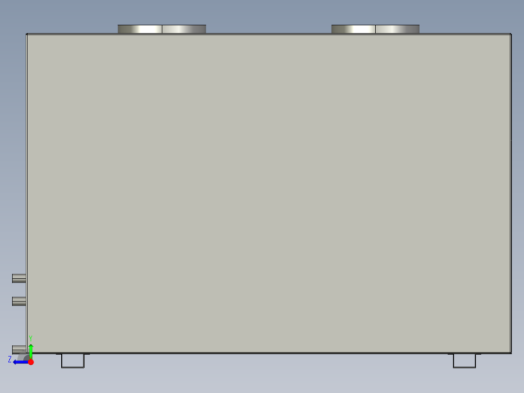 大型工业加湿器3D图3D模型右视图