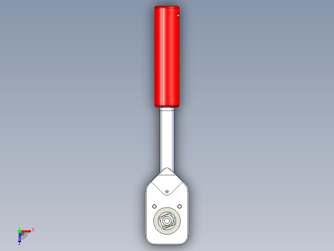 套筒扳手制作模型3D模型俯视图