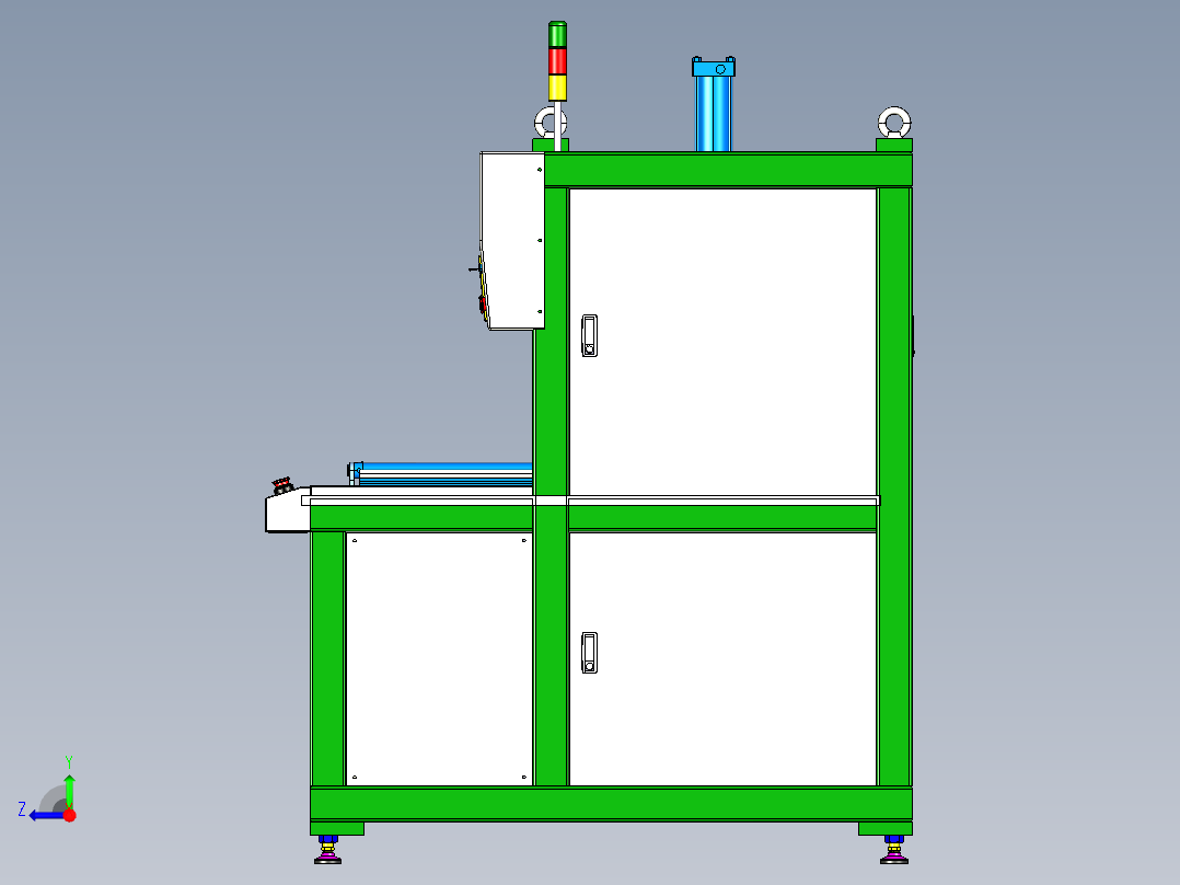 污水过滤膜熔接机右视图