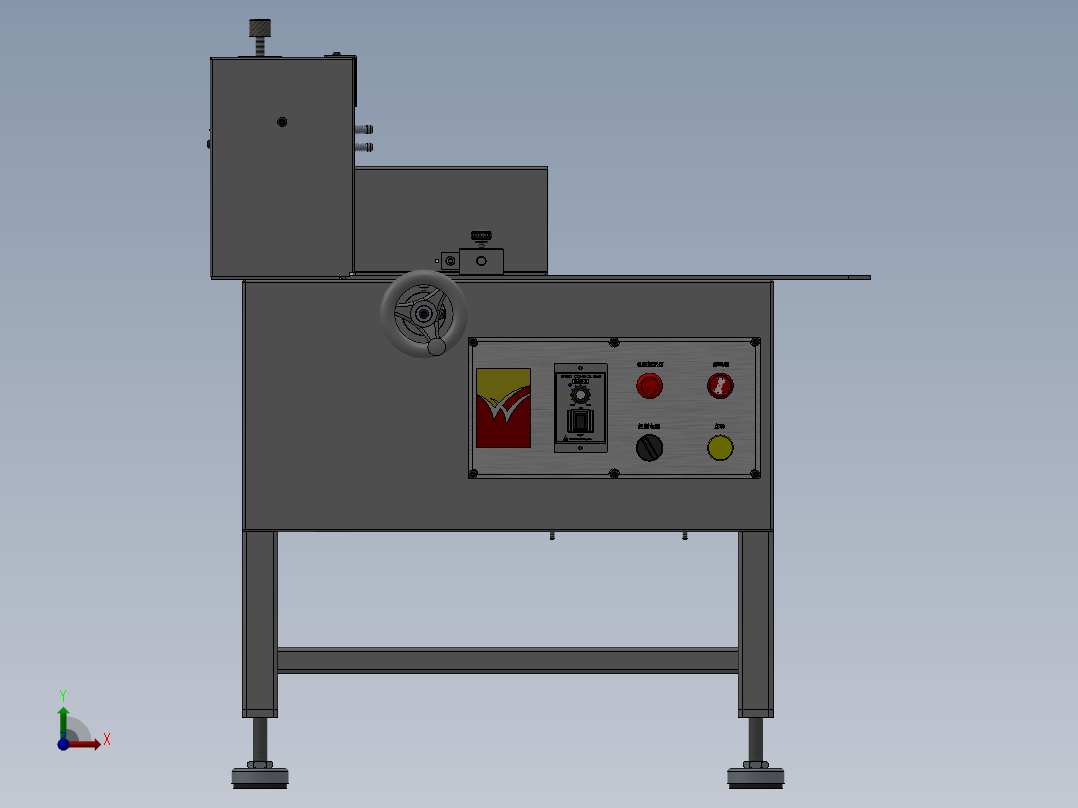 WQ400G切片机前视图