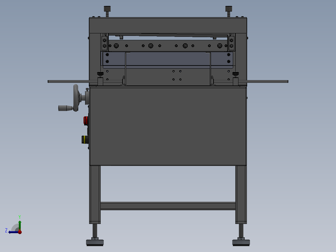 WQ400G切片机右视图