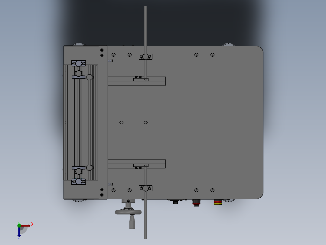 WQ400G切片机俯视图