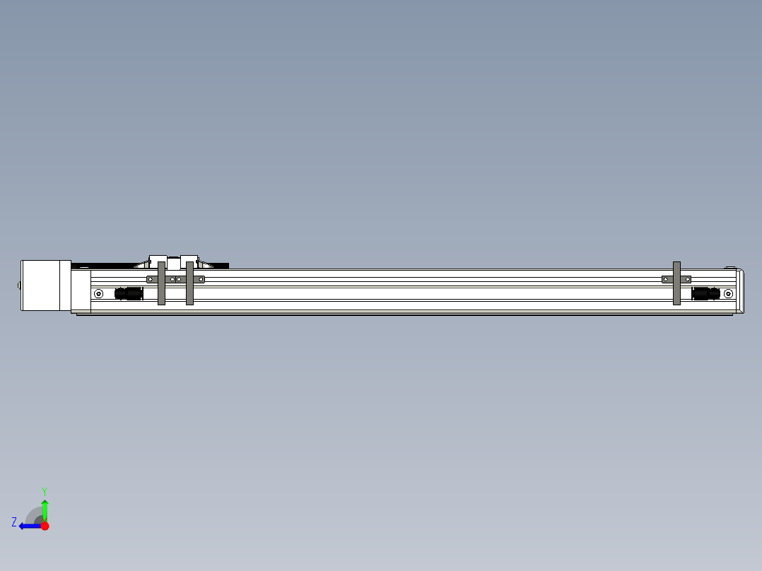 Toyo东佑达直线模组-ECH5-450-BR+煞車右视图