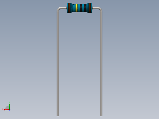 电容器 二极管 电阻器-Resistor 1M Ohm Blue后视缩略图
