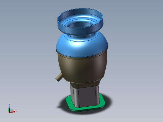 高速离心式果汁机的结构设计 含CAD图SW三维图+说明 机械设计素材