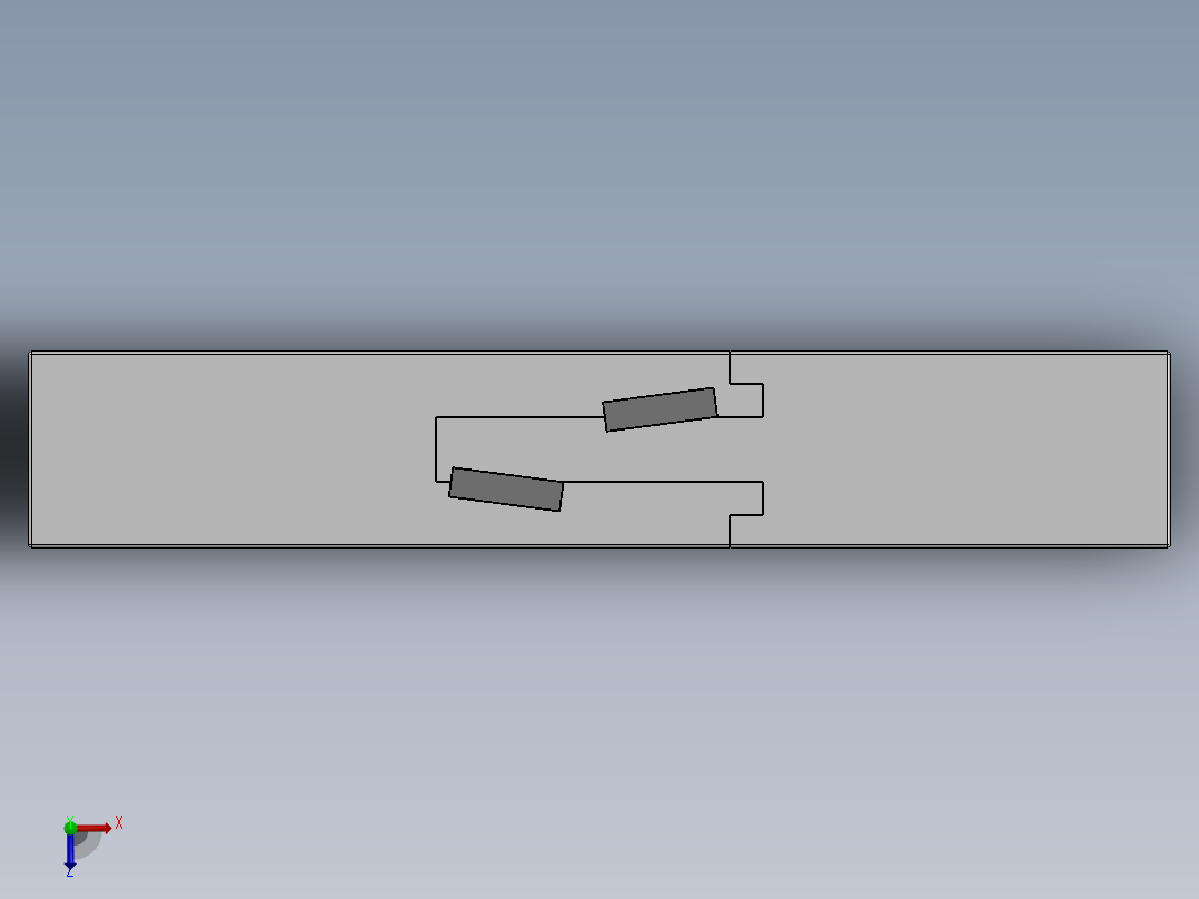 木制接头12俯视图