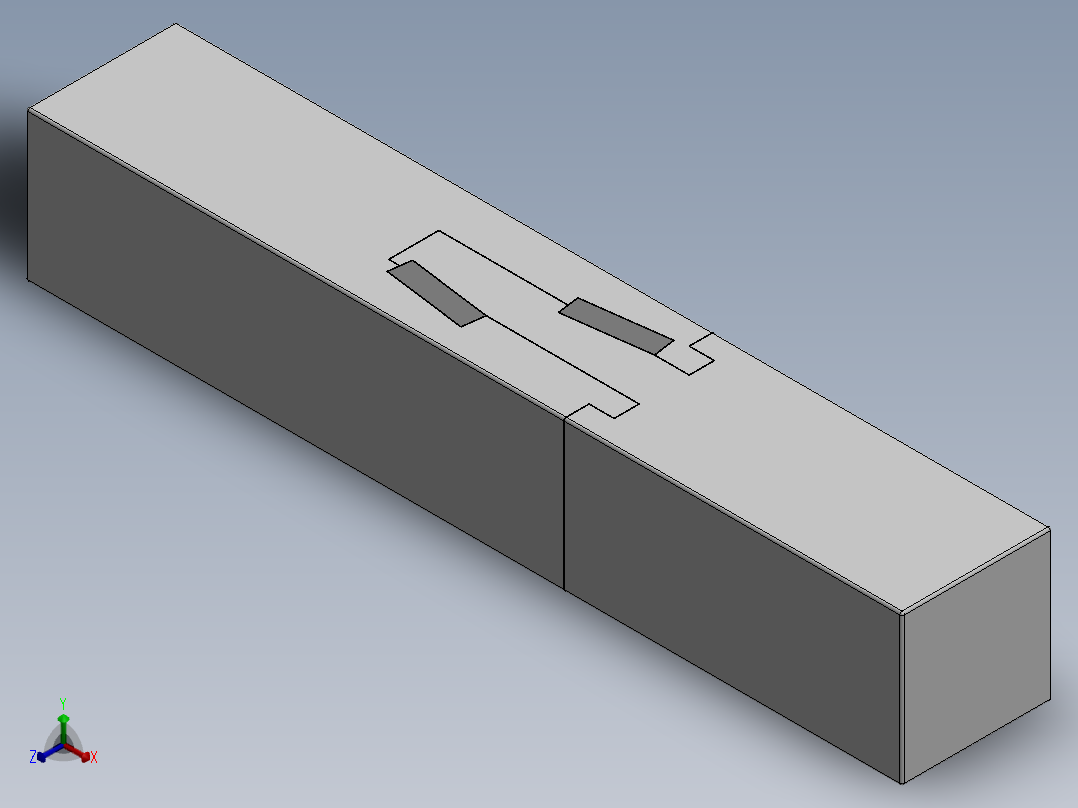 木制接头12正等轴测图