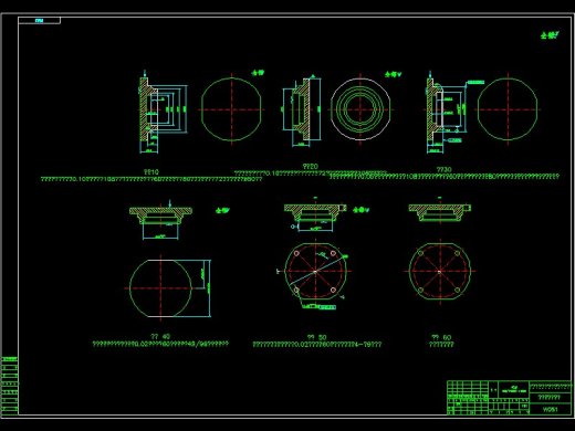 Q068-端盖的机械加工工艺及钻4-φ9孔夹具设计缩略图