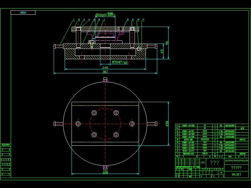 Q068-端盖的机械加工工艺及钻4-φ9孔夹具设计