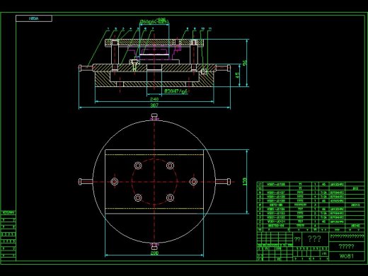 Q068-端盖的机械加工工艺及钻4-φ9孔夹具设计缩略图
