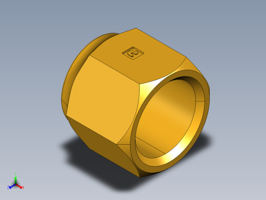 扩口式工业通用硬管接头Short Forged Nut 14FSX-10