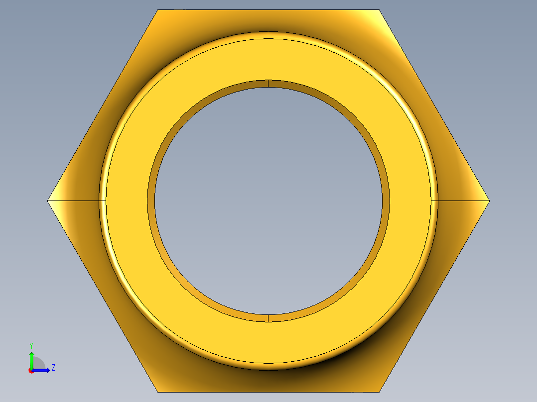 扩口式工业通用硬管接头Short Forged Nut 14FSX-10左视图