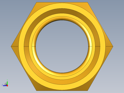 扩口式工业通用硬管接头Short Forged Nut 14FSX-10右视缩略图