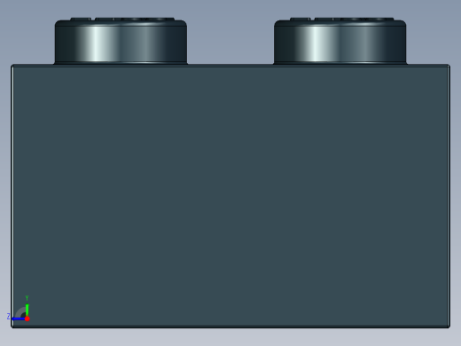 乐高套装 4421基本积木-300226 Black Brick 2 x 3.STEP右视缩略图