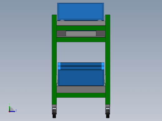 斜坡式推拉车左视缩略图