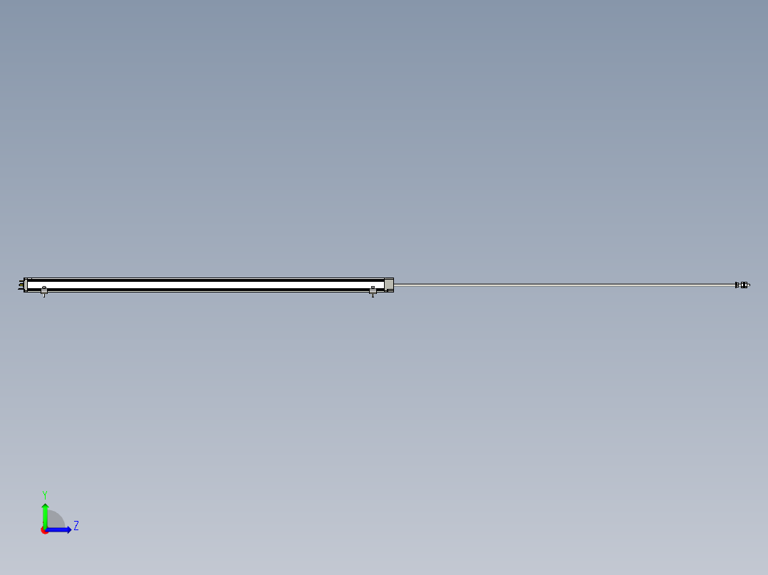 NOVOTECHNIK直线位移传感器LWH 系列左视图