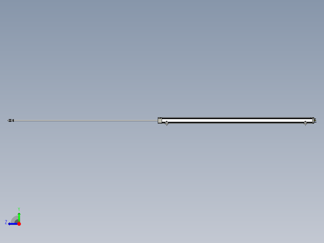 NOVOTECHNIK直线位移传感器LWH 系列右视图