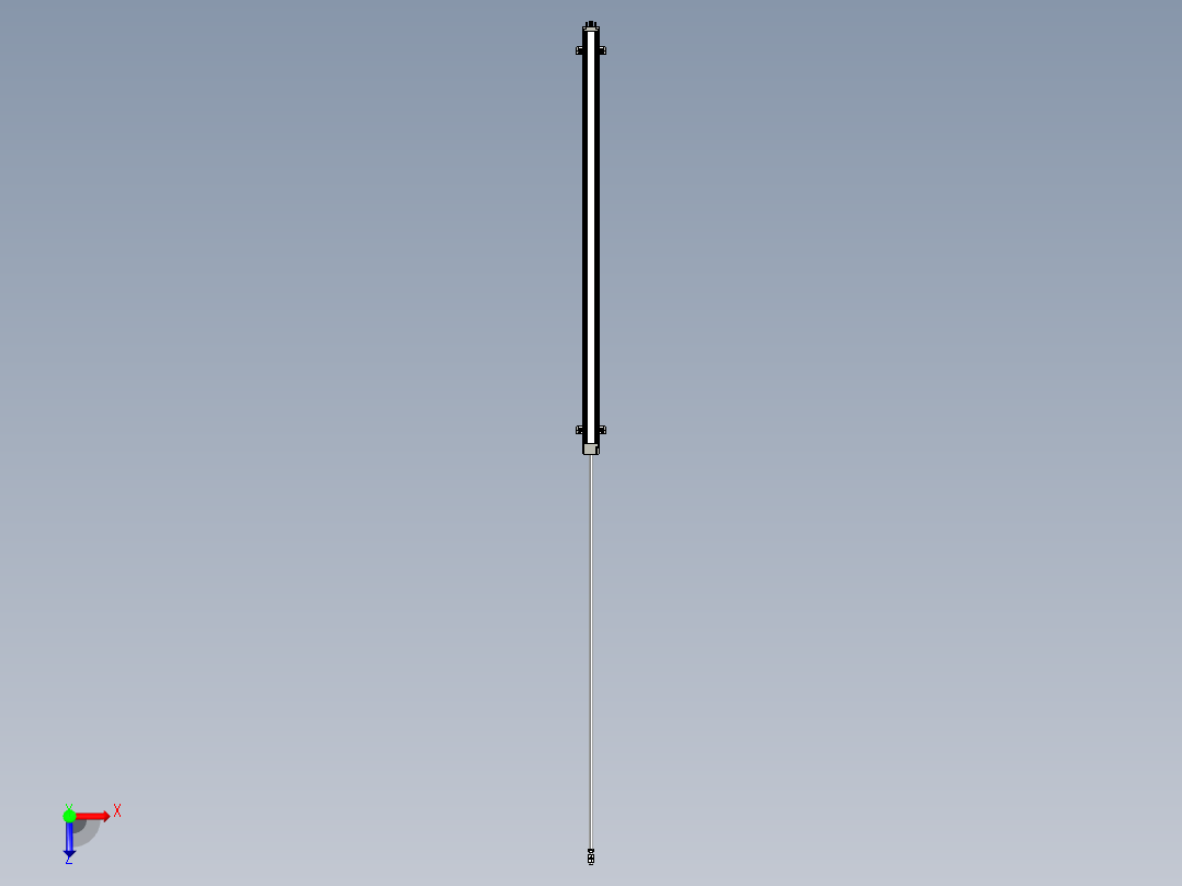 NOVOTECHNIK直线位移传感器LWH 系列俯视图