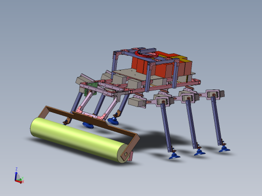 高空清洗机器人3d图纸 玻璃智能擦洗3d 幕墙清洗机器人3d机械模型