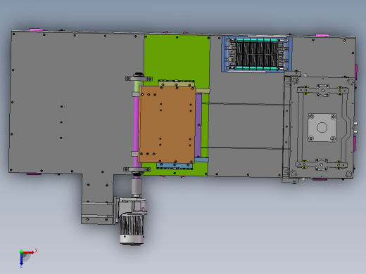 下槽组件俯视缩略图
