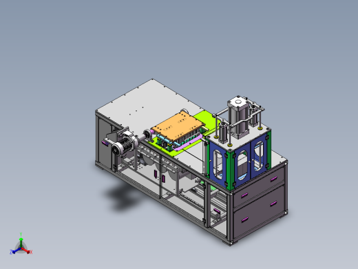 下槽组件正等轴测缩略图