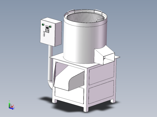 榴莲甩肉去核机SW三维==535601==25