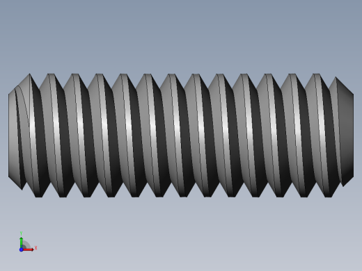 DIN 913-ISO 4026 固定螺钉-M1.8 L=5.SLDPRT前视缩略图