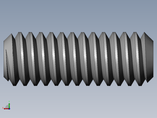 DIN 913-ISO 4026 固定螺钉-M1.8 L=5.SLDPRT后视缩略图