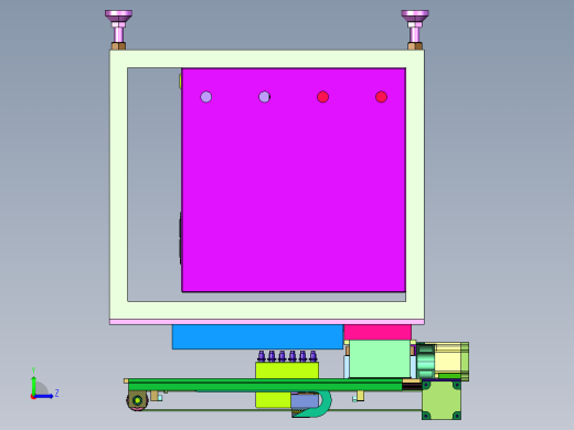 盘装锂电池缺少测量装置左视缩略图