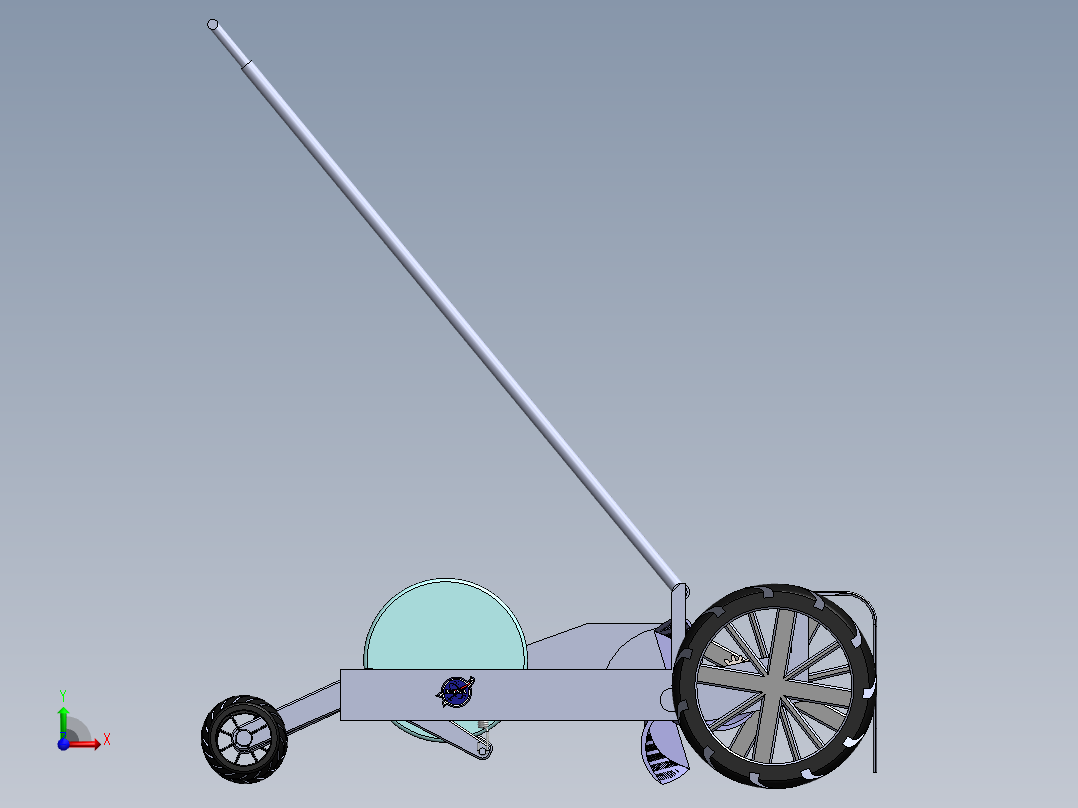 NASA的除草机前视图