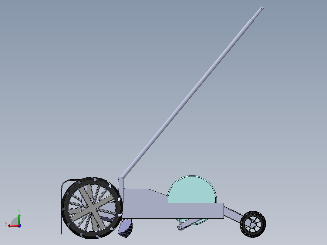 NASA的除草机后视图