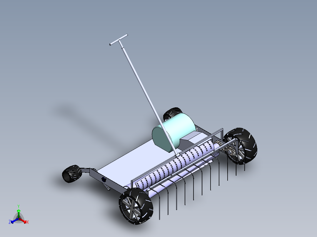 NASA的除草机正等轴测图