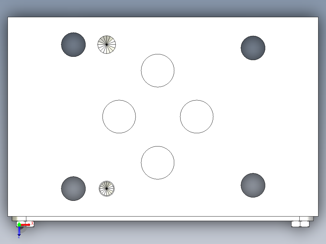 液压阀-液压单向阀系列图纸俯视图