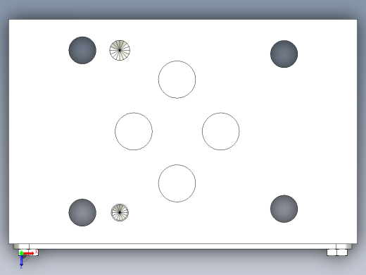 液压阀-液压单向阀系列图纸俯视缩略图