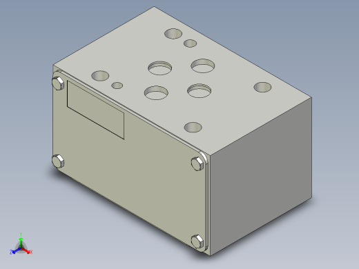 液压阀-液压单向阀系列图纸正等轴测缩略图