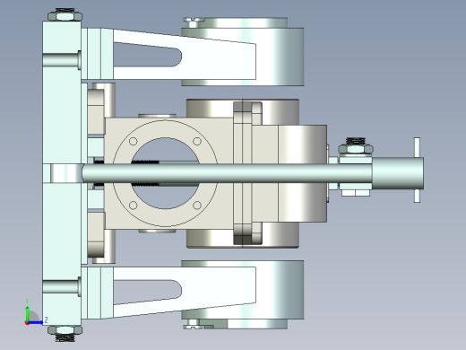 减速箱体镗床夹具含三维二维说明书左视缩略图