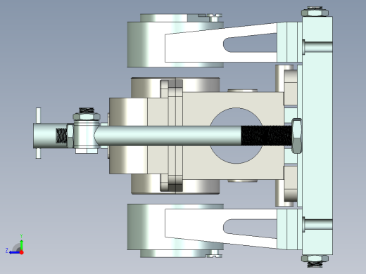 减速箱体镗床夹具含三维二维说明书右视缩略图