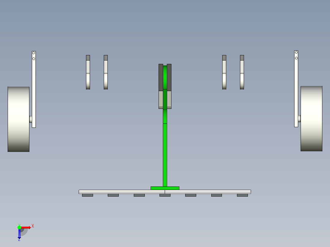 红薯 木薯 山药块茎收获机tuber-harvester-INVENTOR俯视图