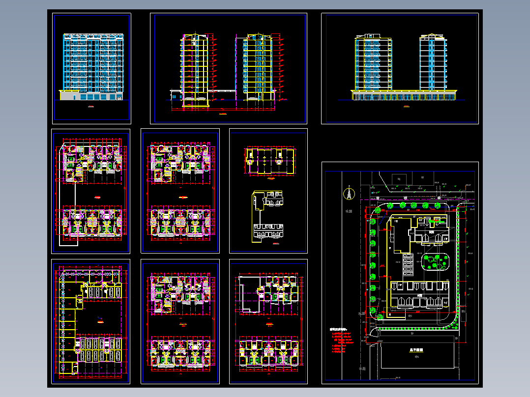 小高层住宅方案设计图