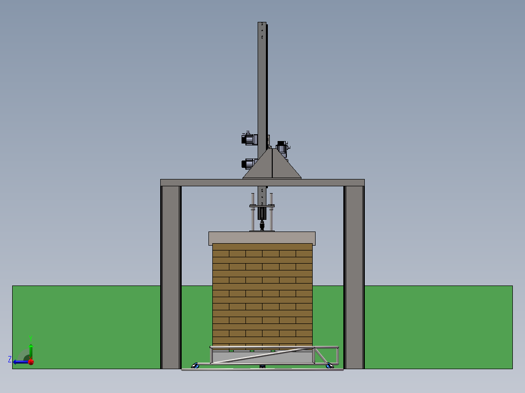 2023.02月-岩棉传输搬运传输辅助设备sw20可编辑右视图