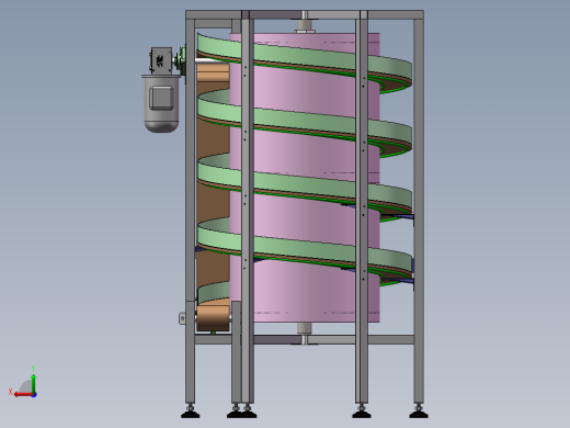 网带螺旋机sw16可编辑后视缩略图
