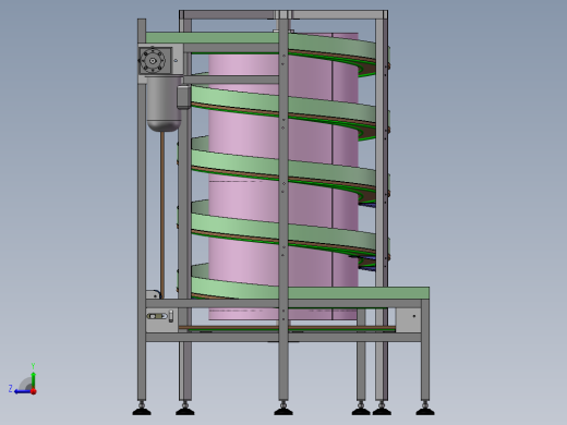网带螺旋机sw16可编辑右视缩略图